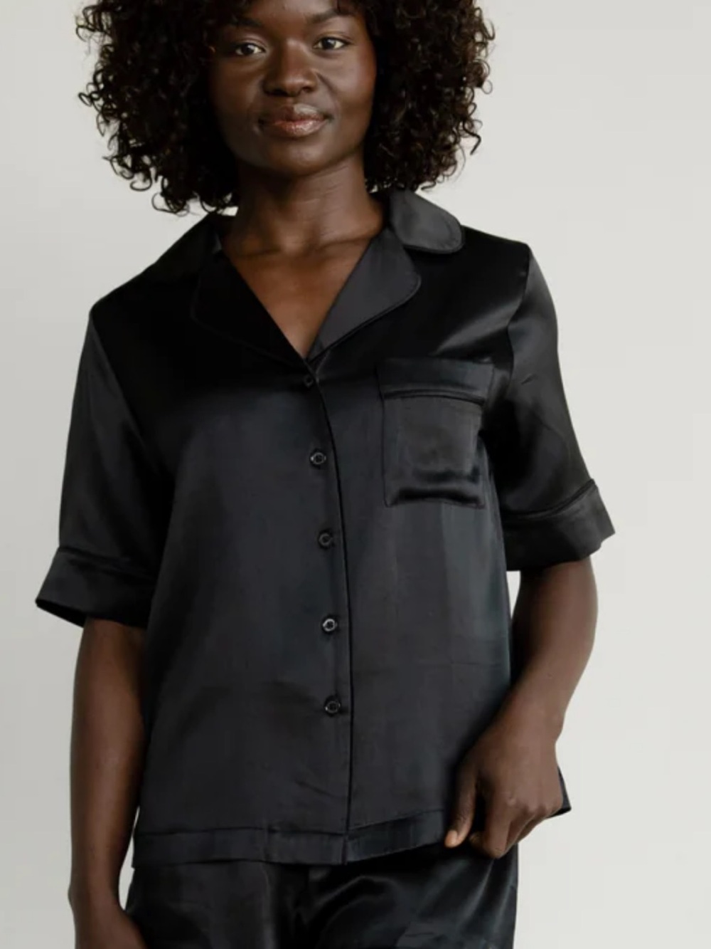 Cozy Earth Serenity Silk Luxurious Pajama Top 100% Silk (top Only) Size XL NEW